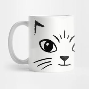 Cute Cat Face Mug